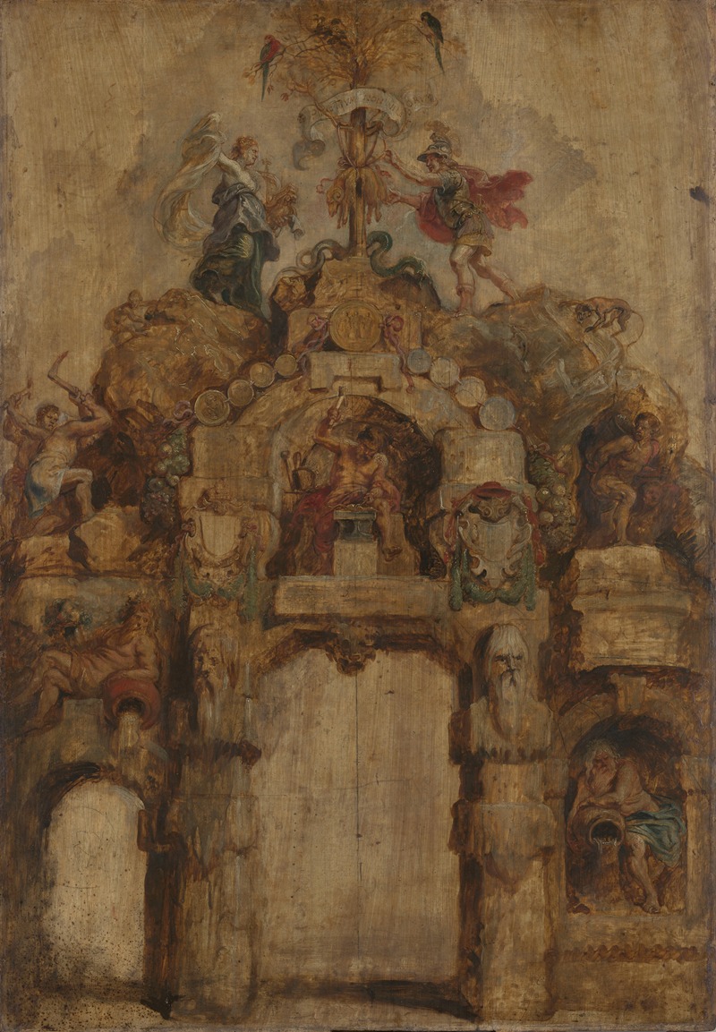 The Arch of the Mint (reverse) by Петер Пауль Рубенс, 1635 — digital art print download