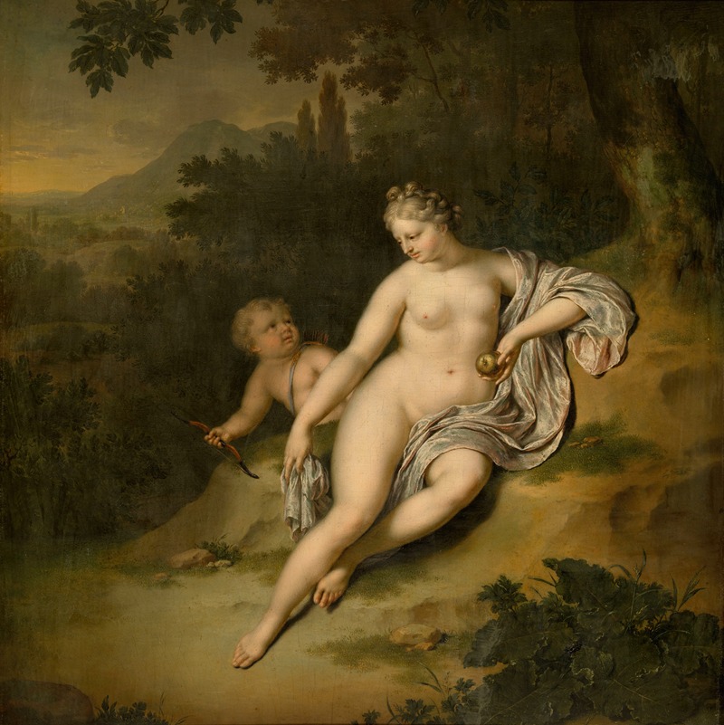 Venus with Cupido by Willem Van Mieris — digital art print download