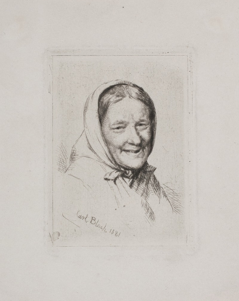 Fisherman's wife — Carl Bloch