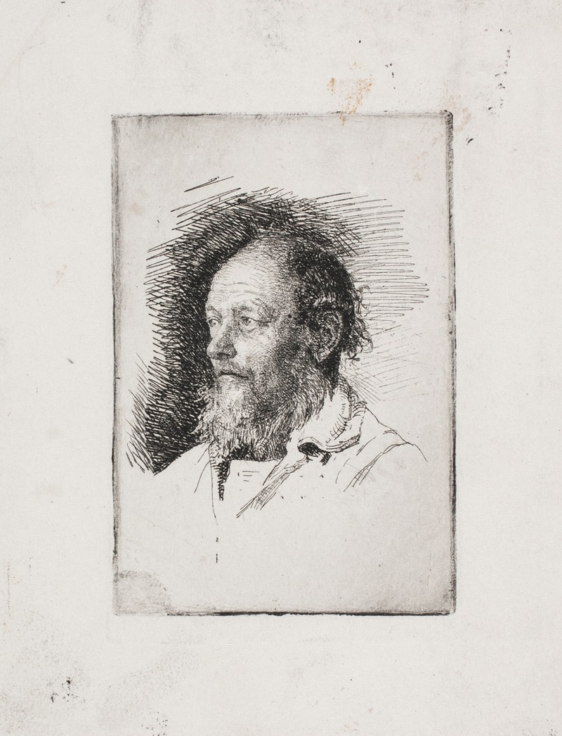 En gammel fisker Brystbillede — Carl Bloch
