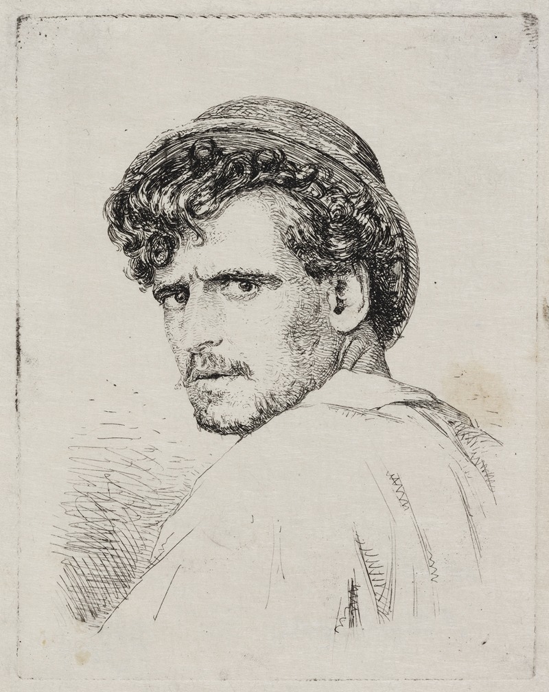 Head of an Italian — Carl Bloch