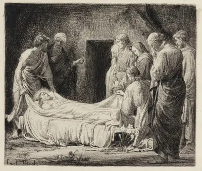 The Entombment of Christ by Карл Блох, 1880 — digital art print download