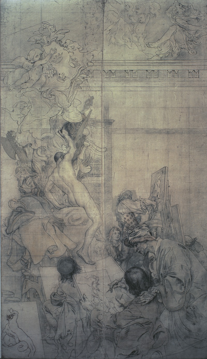 The Art Academy; Taraval's Drawing School — Carl Larsson