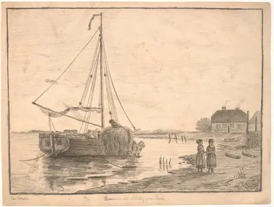 Stranden ved Nordby på Fanø by Кристиан Блаш — digital art print download