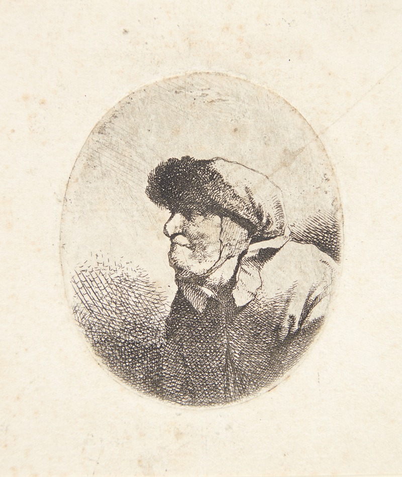 Brystbillede af en gammel kvinde by Корнелис Питерсзон Бега — digital art print download