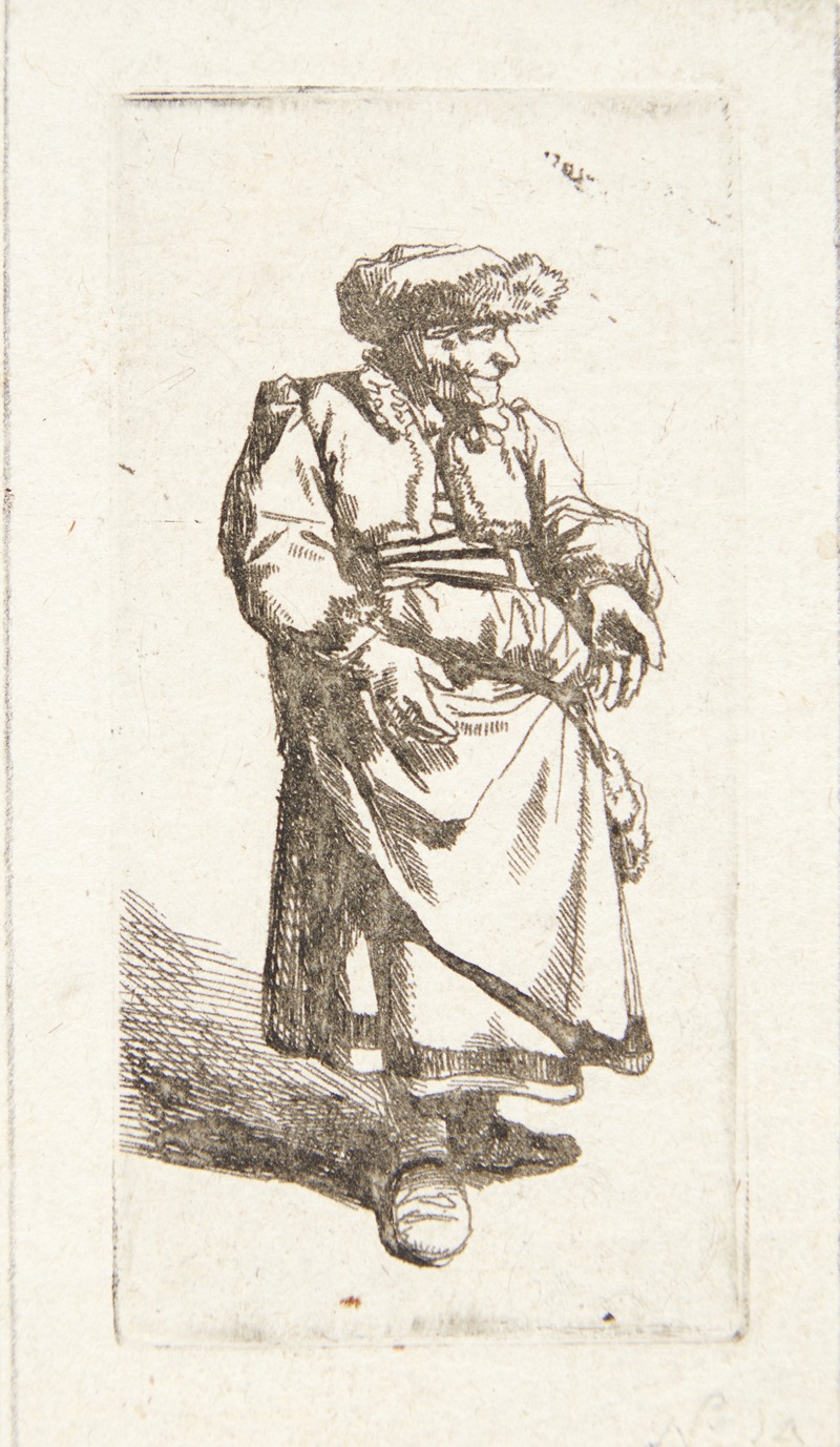 Stående gammel kvinde by Cornelis Pietersz. Bega — digital art print download