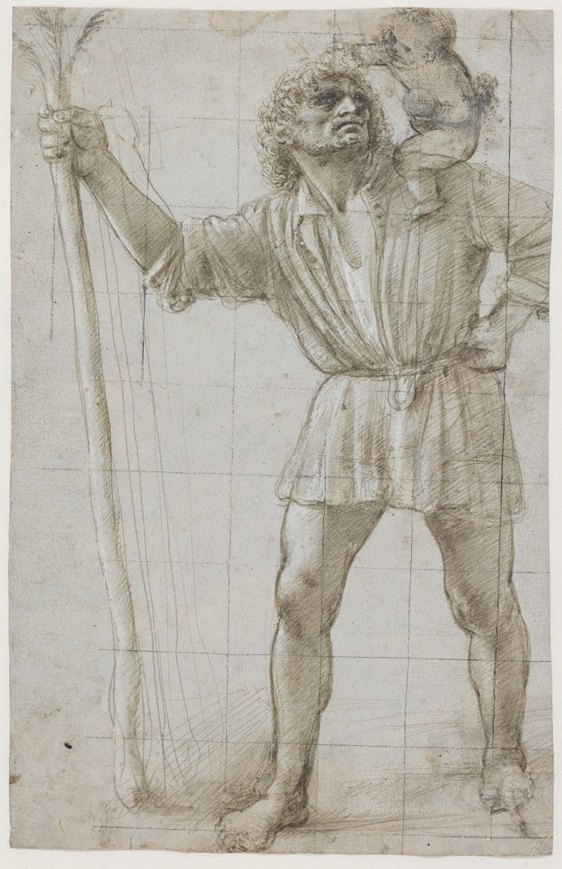 Den hellige Christophorus by Donato Bramante — digital art print download