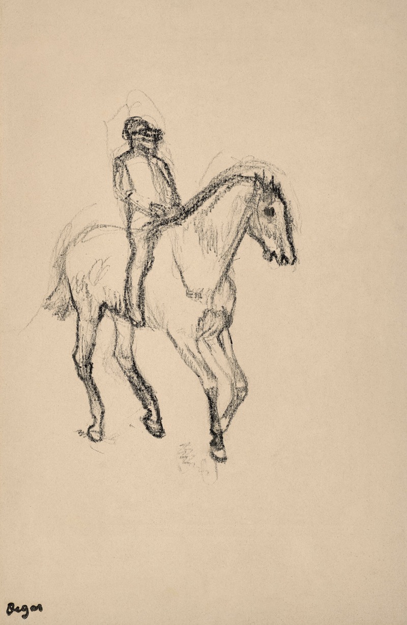 Cavalier by Эдгар Дега — digital art print download