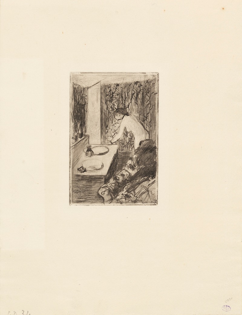 Petit cabinet de toilette by Эдгар Дега — digital art print download