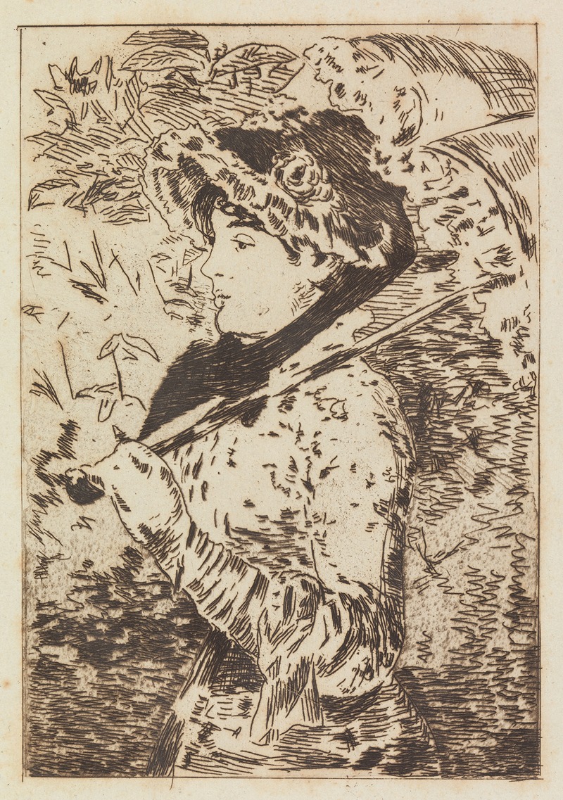 Jeanne Le Printemps by Эдуар Мане, 1882 — digital art print download