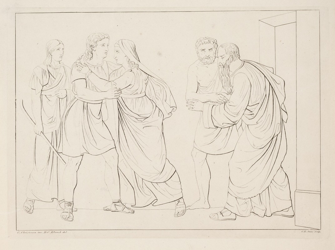 Scene af Tobias` Historie — Carl Edvard Sonne