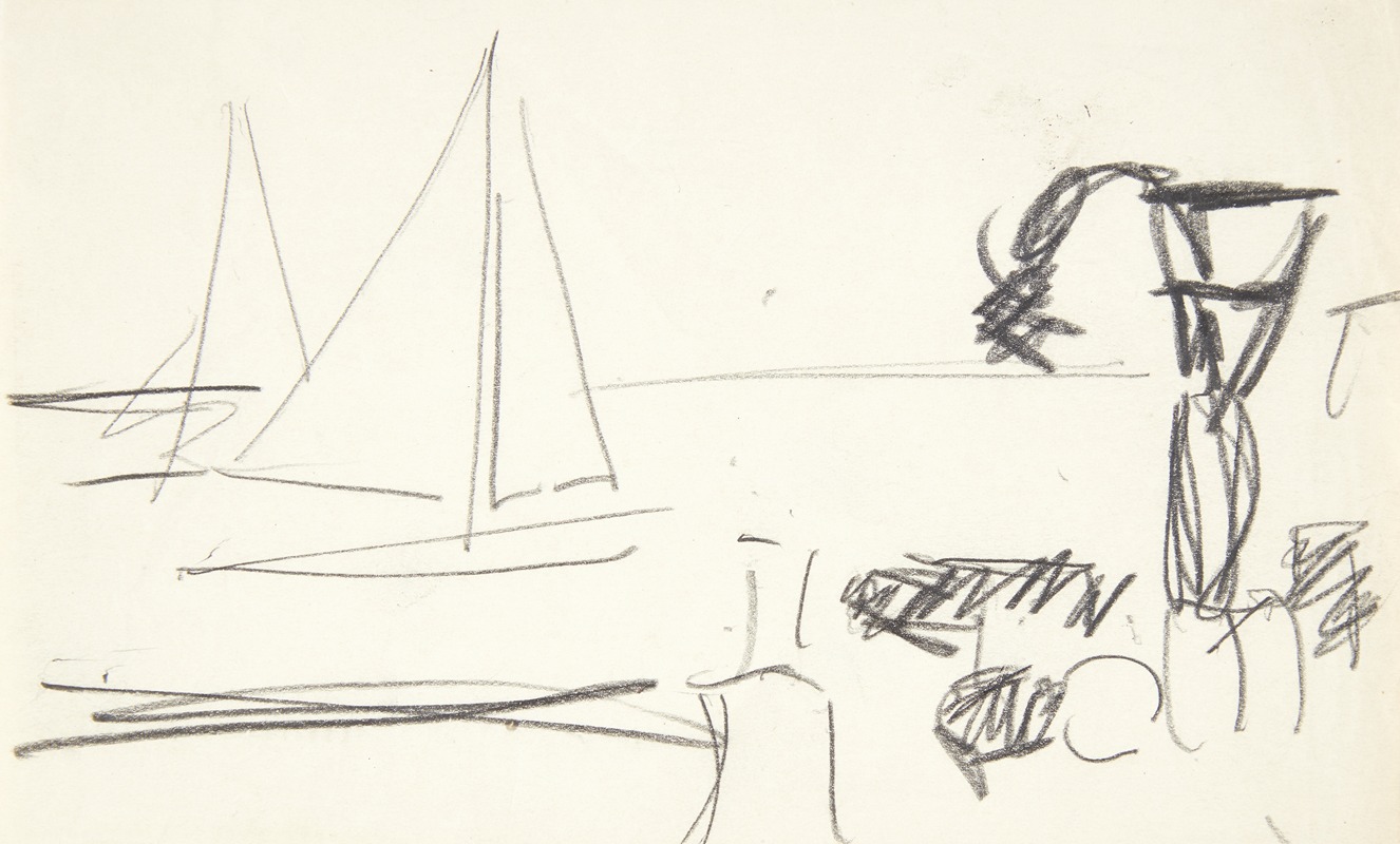 Aften i Frihavnen — Edvard Weie