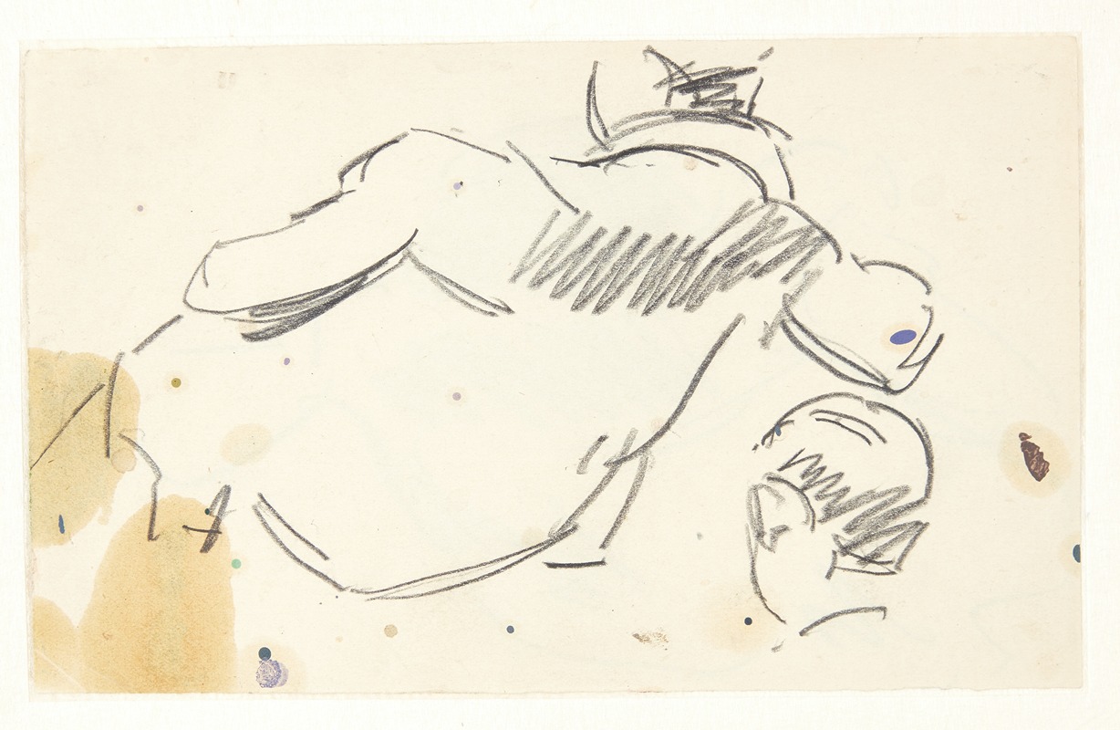 Figurstudie til Langelinie-billedet — Эдвард Вейе