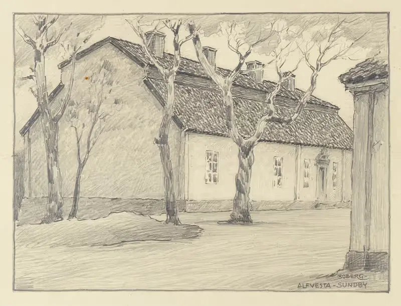 Альфвеста-Сундби by Фердинанд Боберг, 1915-1924 — digital art print download