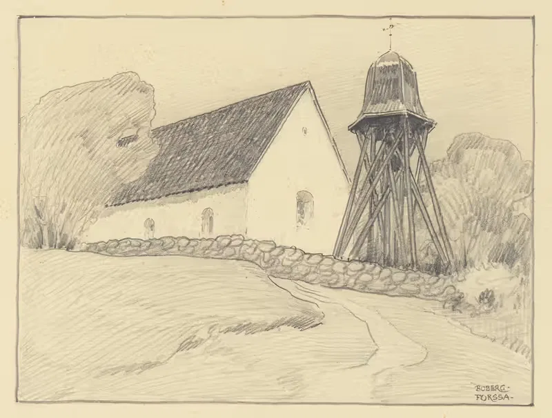 Forssa by Ferdinand Boberg, 1915-1924 — digital art print download