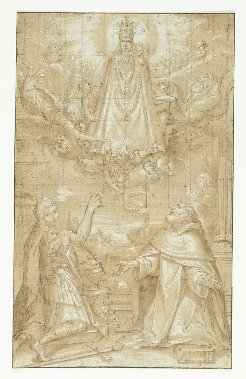 A crowned Madonna and Child by Франческо Франча — digital art print download