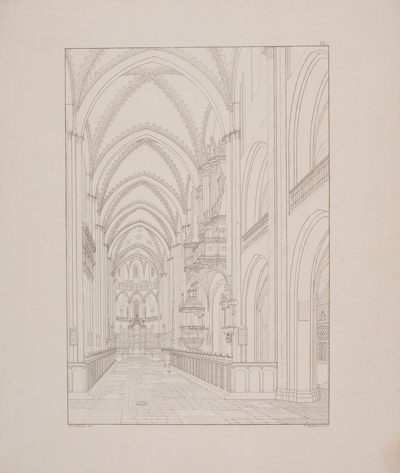 Det indre af Roskilde Domkirke — Georg Hoffmann