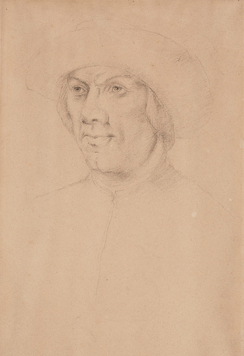 Portrait d'homme, d'après Holbein — Georges Seurat