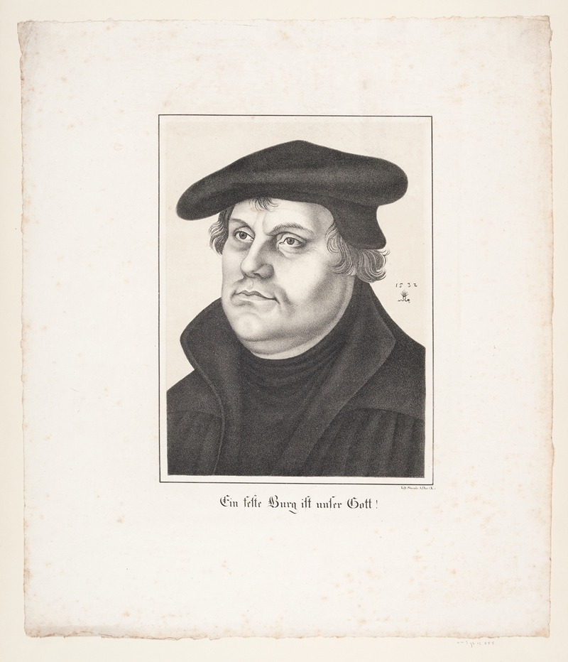 Martin Luther by Йохан Людвиг Лунд — digital art print download