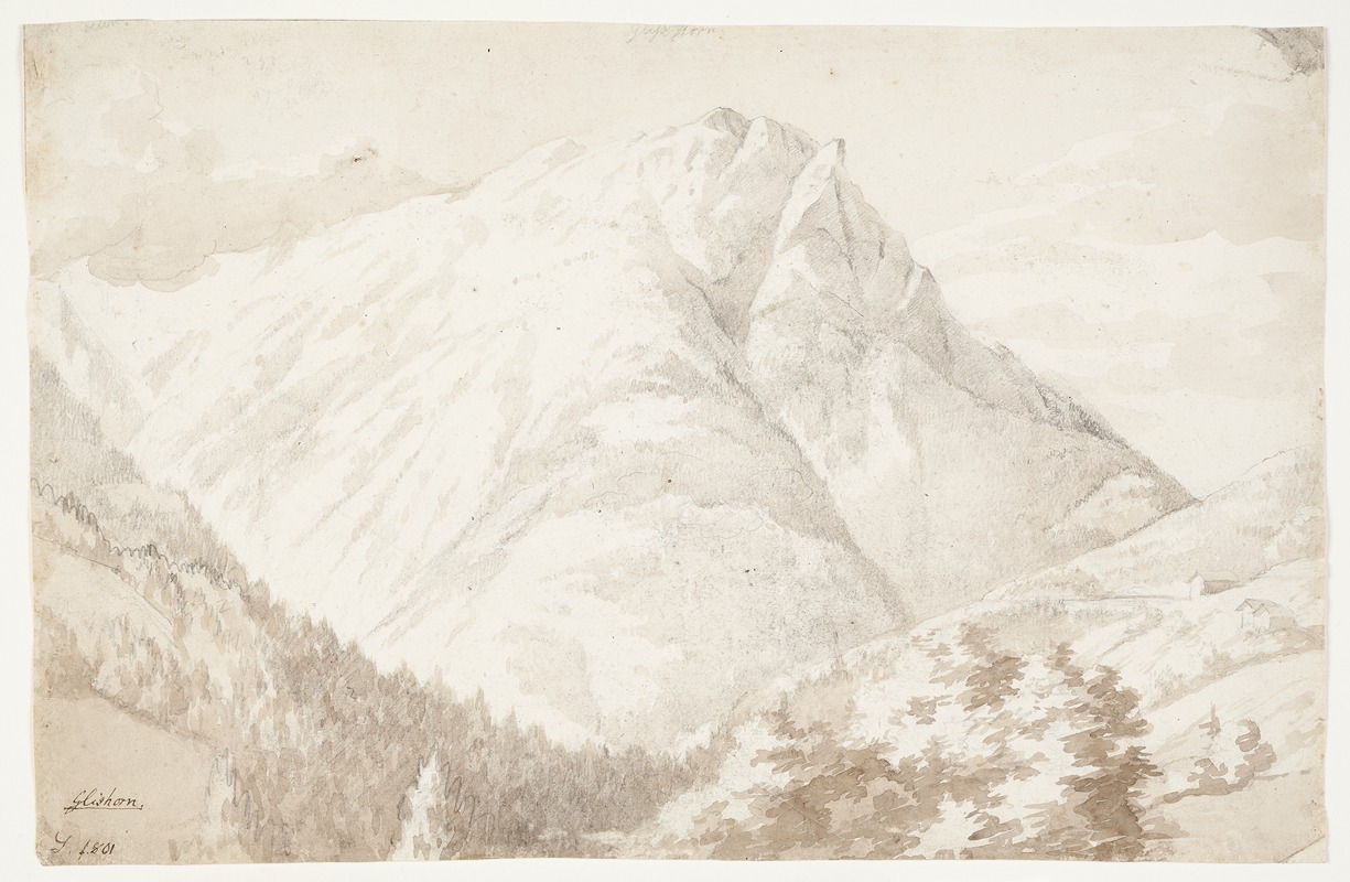 Udsigt over Glishorn by Йохан Людвиг Лунд, 1801 — digital art print download