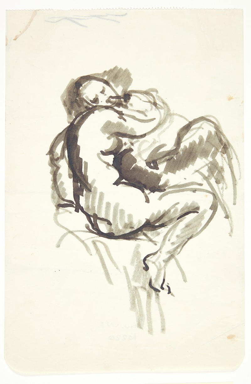 Studie til Leda med svanen by Kai Nielsen, 1918 — digital art print download