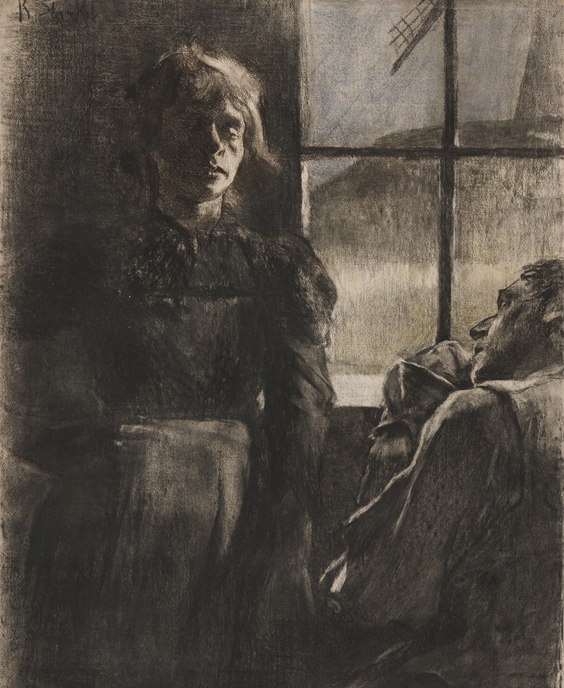The blind man's daughter by Konrad Starke — digital art print download