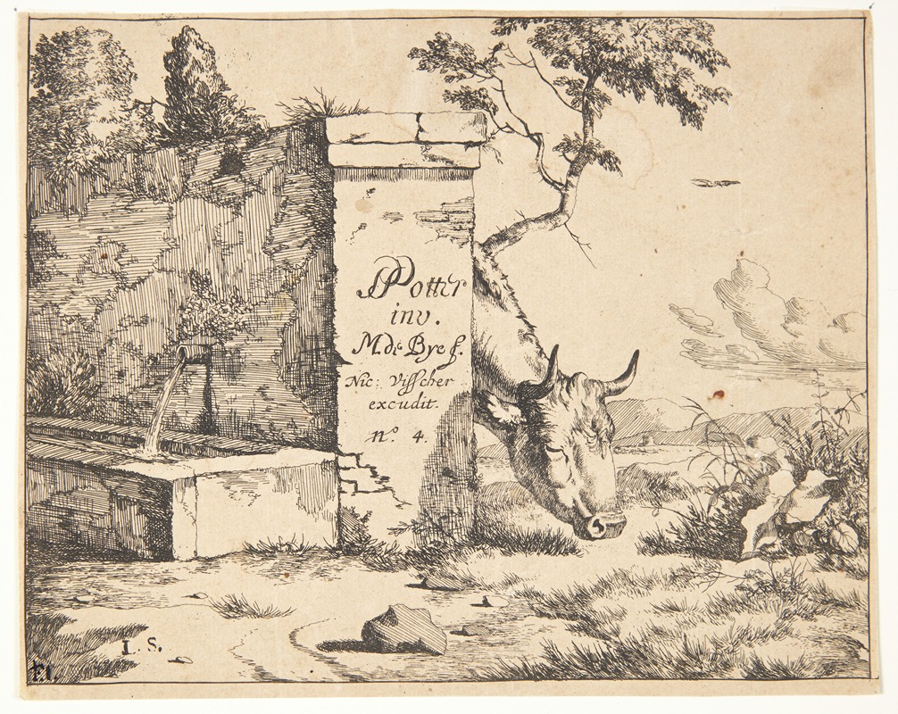 Titelblad til Køer by Marcus de Bye — digital art print download