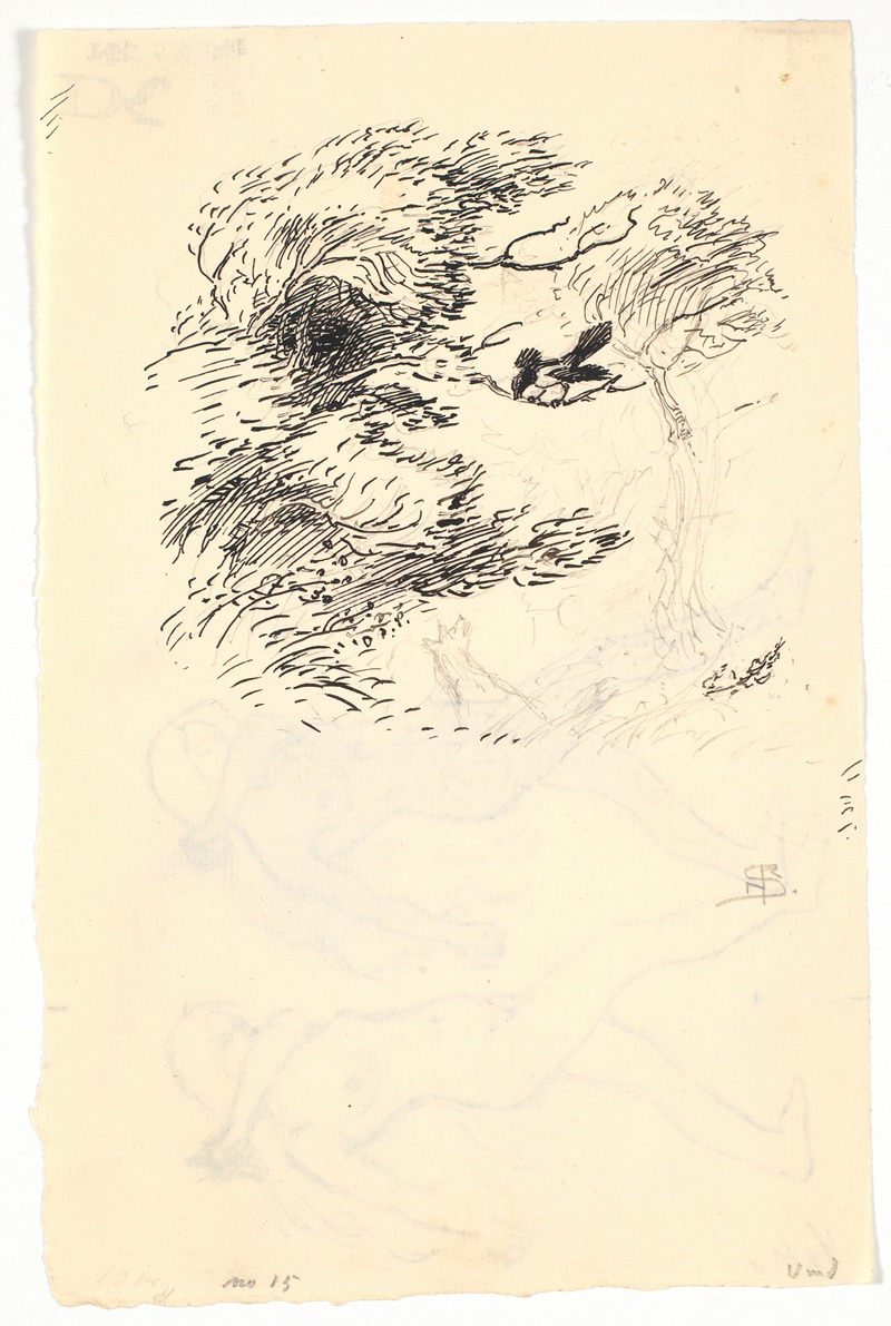Mikkel Ræv og Klavs Skade by Нильс Сковгорд, 1911 — digital art print download