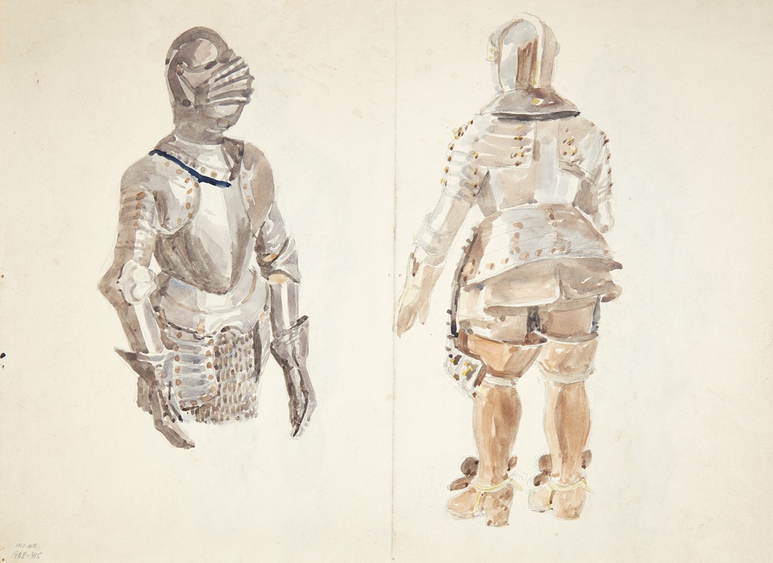 Studier af rustninger by Петер Хансен — digital art print download