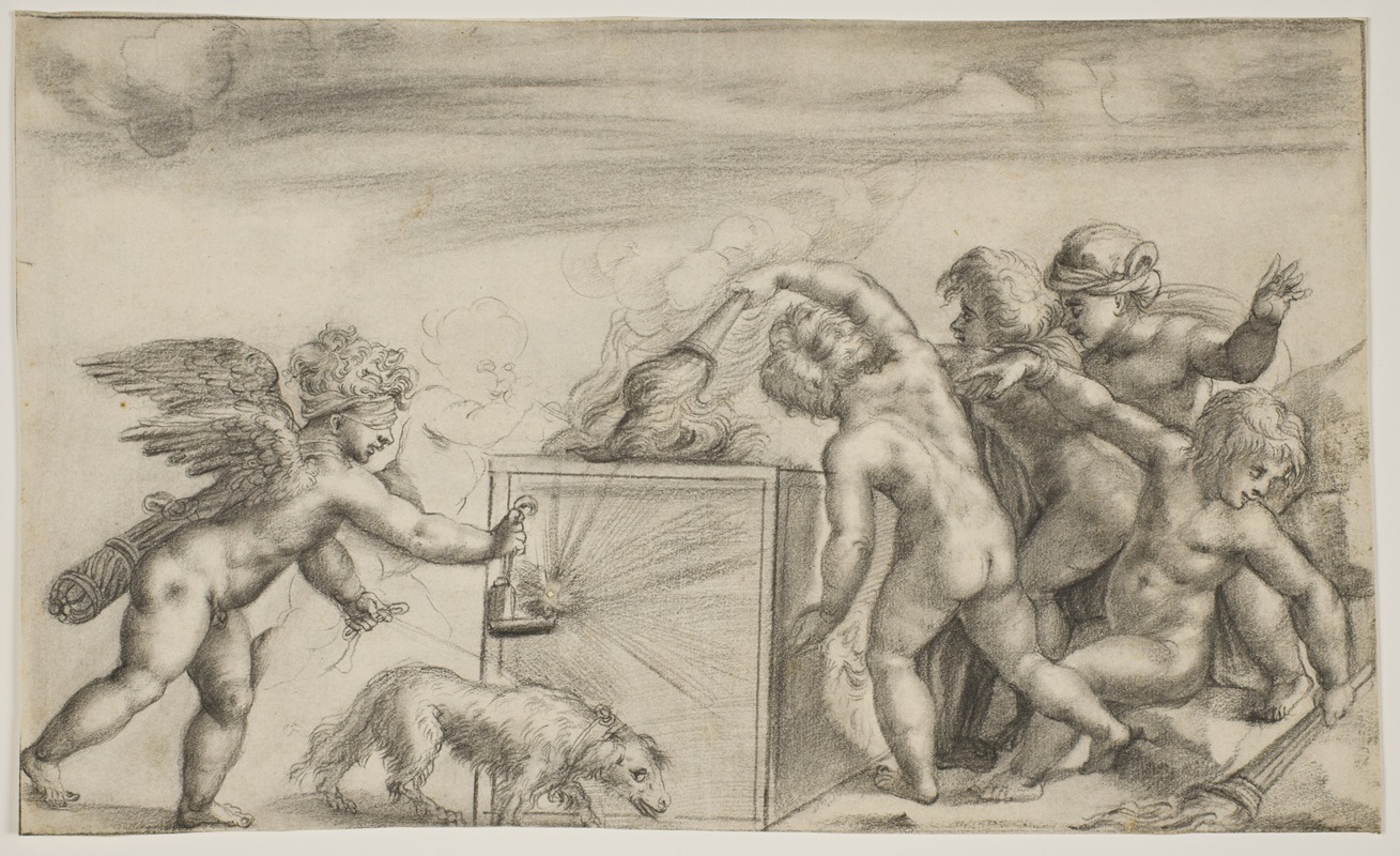 Allegori over blind kærlighed — Pirro Ligorio