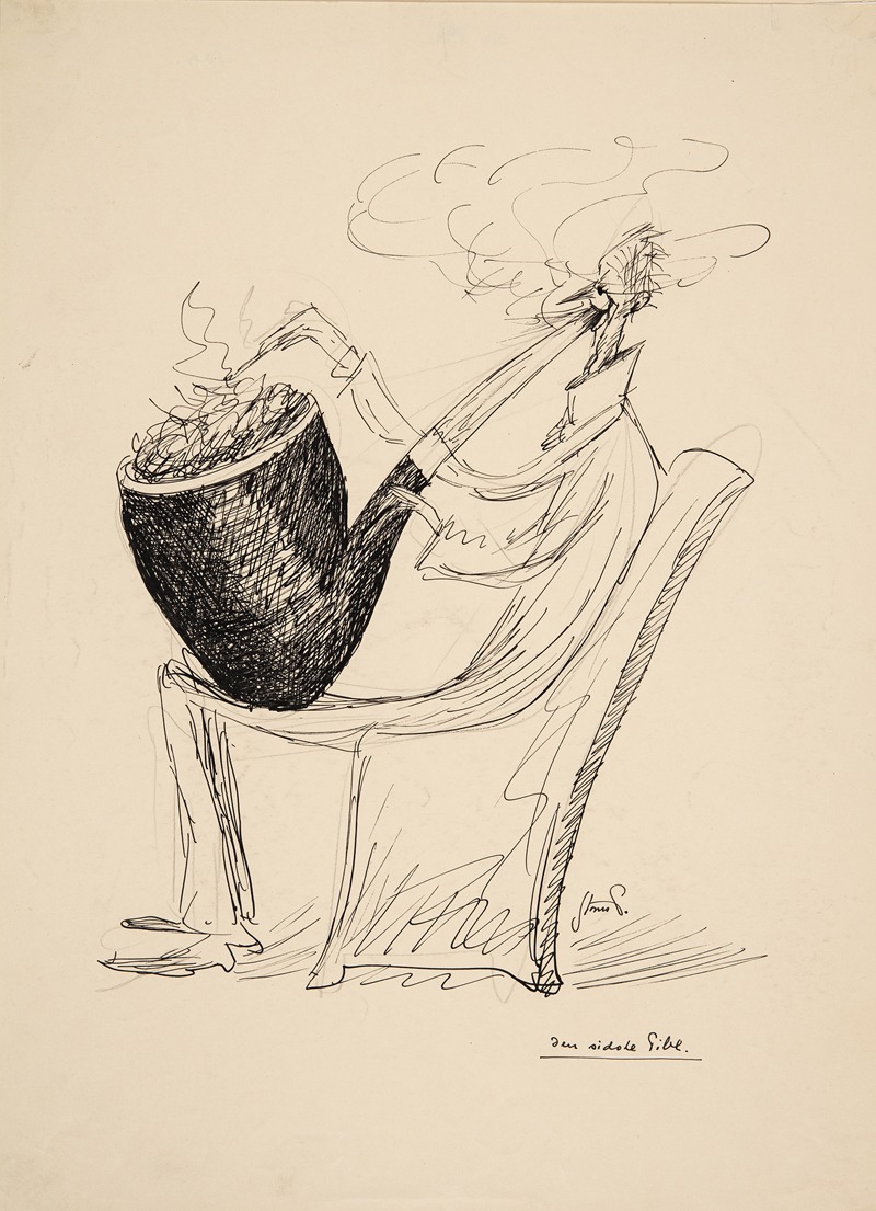 Den sidste pibe by Роберт Шторм Петерсен, 1932 — digital art print download