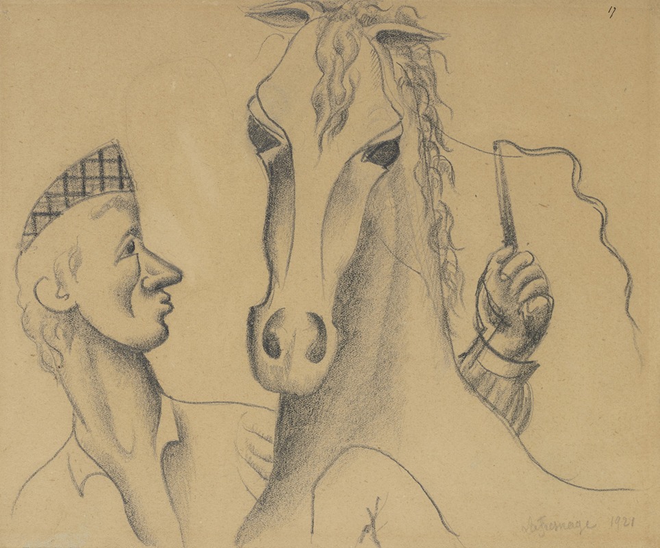 Étude pour 'L'Écossais' by Рожер де Ла Фреснай, 1921 — digital art print download