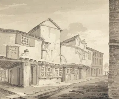 Part of the Monastery of St. Saviours, Southwark by Джон Уичело, 1809 — digital art print download