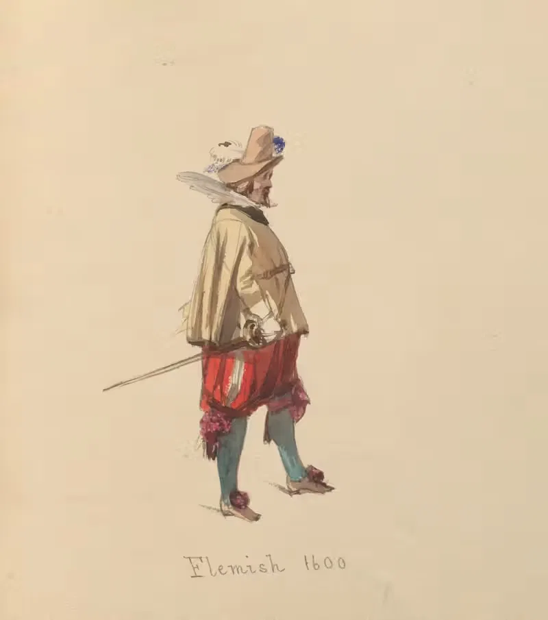 Sketches of costume Pl.005 — John Richard Coke Smyth