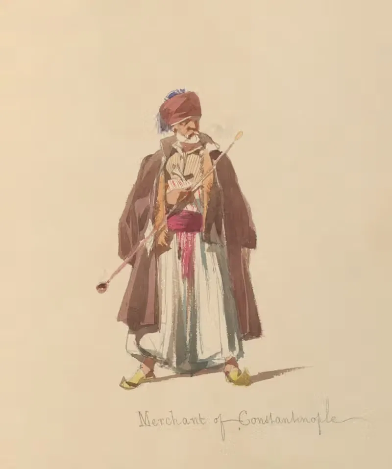 Sketches of costume Pl.018 — John Richard Coke Smyth