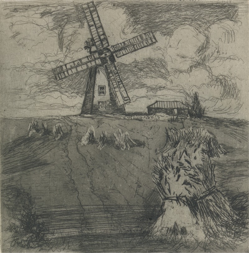 Sarre Mill by Edgar M. Wilson — digital art print download