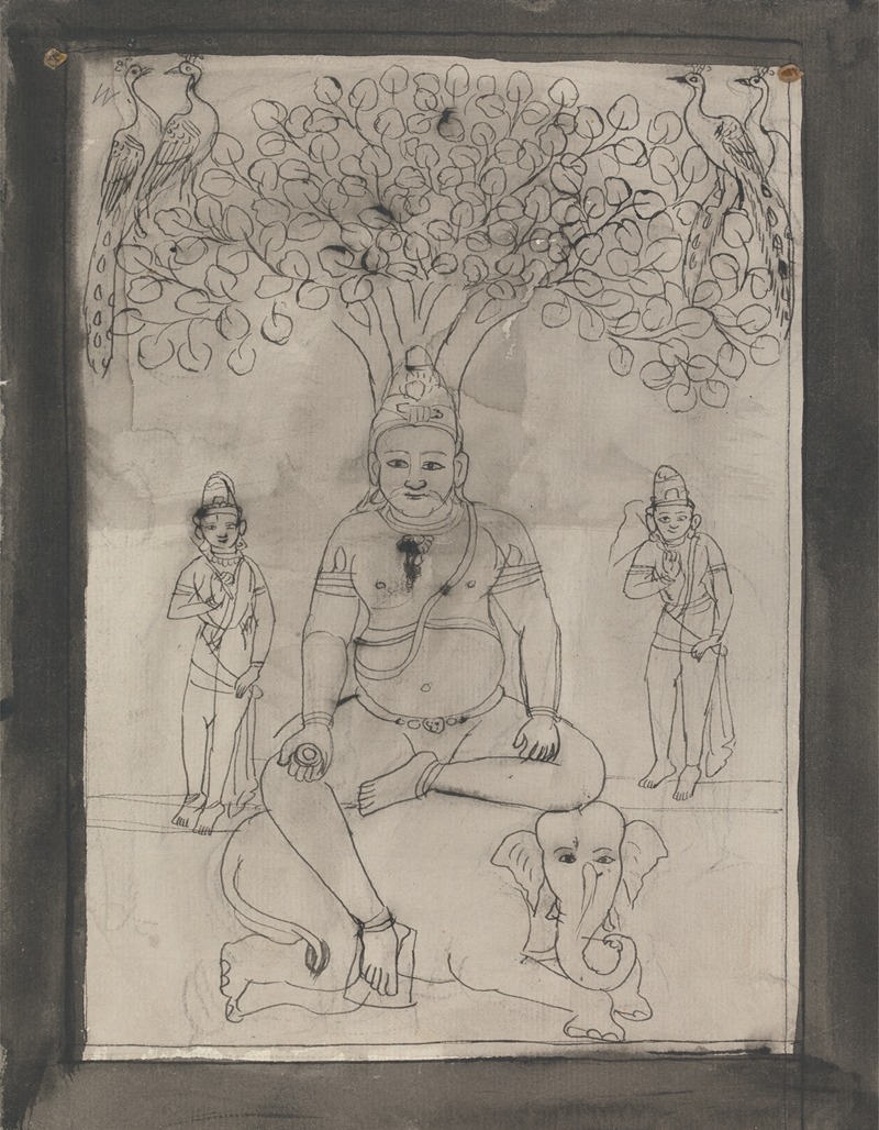 Figure from Indus Sabha by Гангарама Чинтаман Тамбат — digital art print download