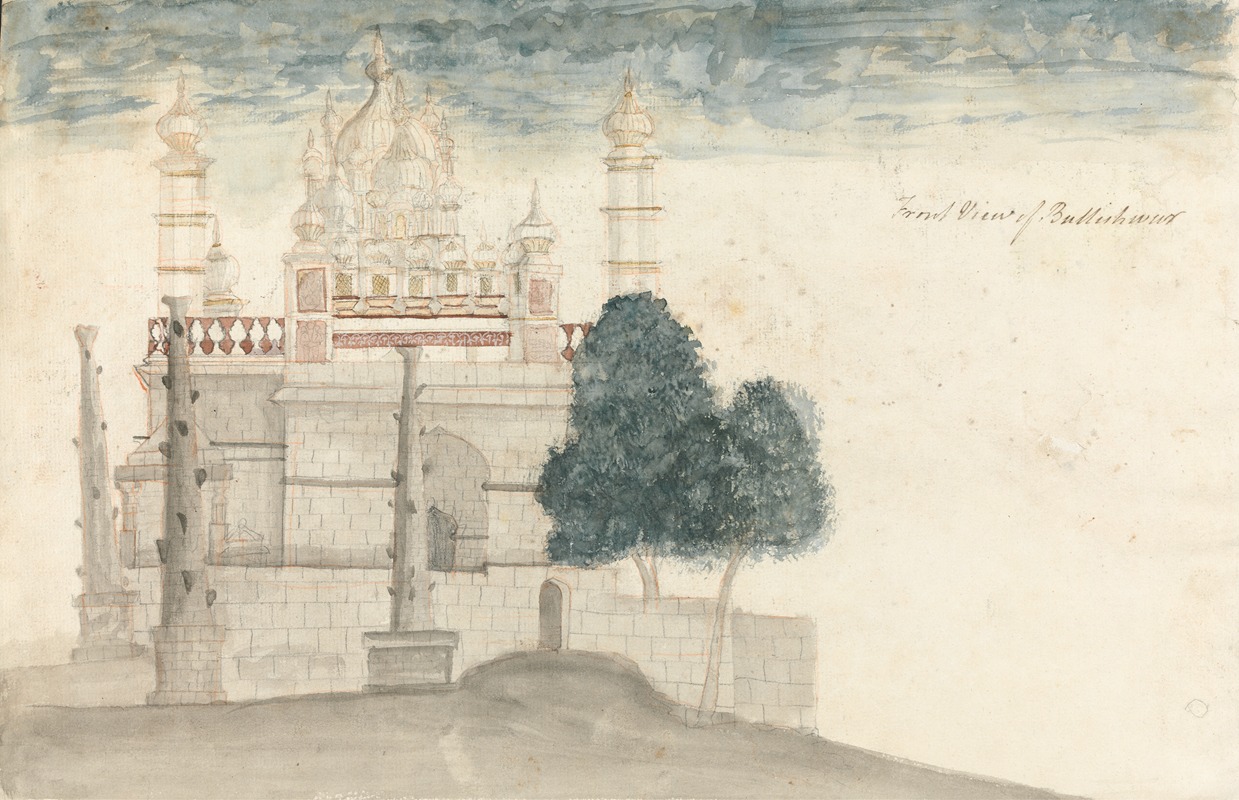 Front View of Bhuleshwar Temple — Гангарама Чинтаман Тамбат