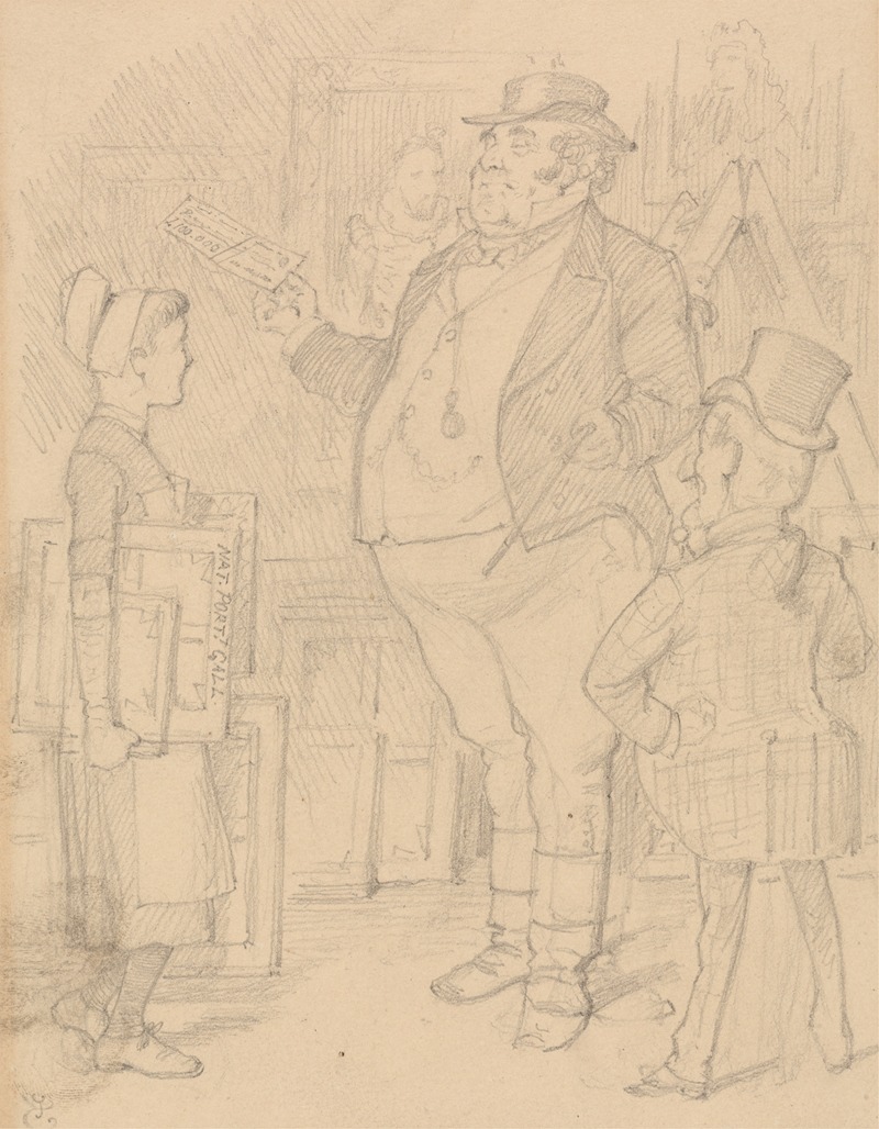 Drawing for a `Punch' Cartoon by Сэр Джон Тенниел — digital art print download