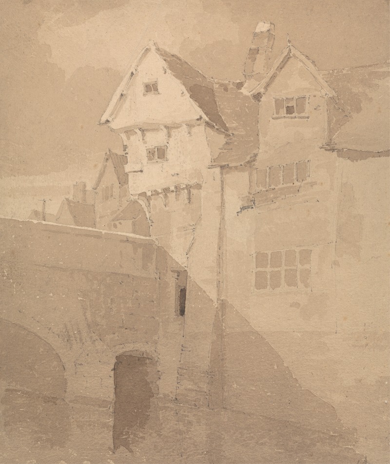 Fye Bridge, Norwich by Джон Тиртл — digital art print download