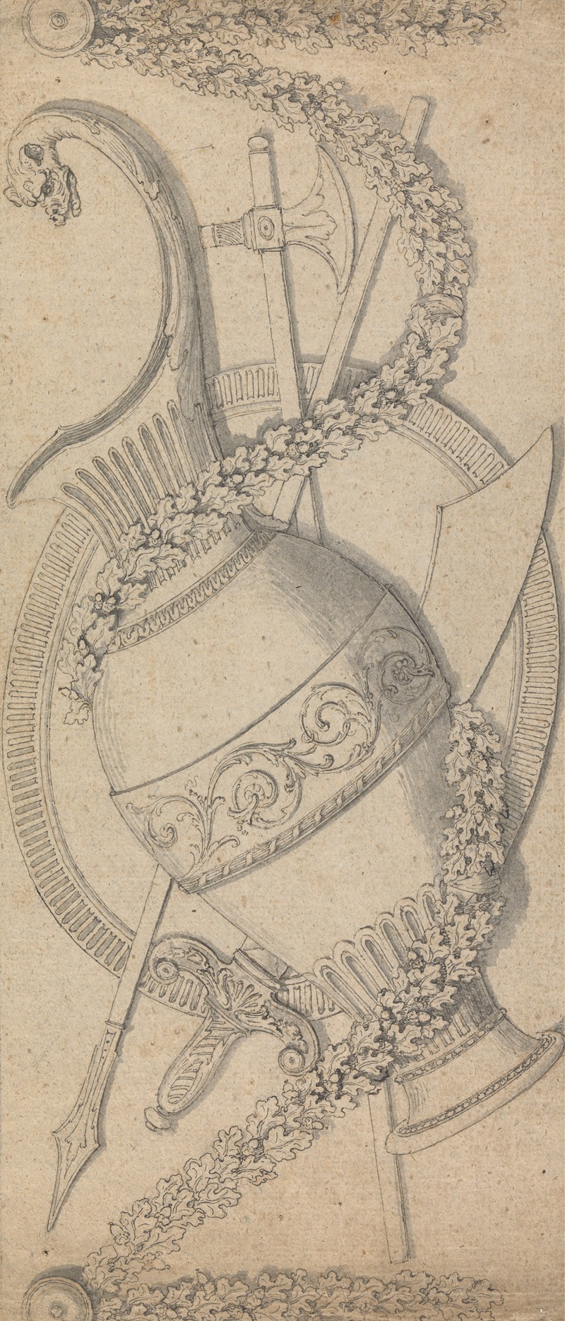 Design for a Frieze by Joseph Wilton — digital art print download