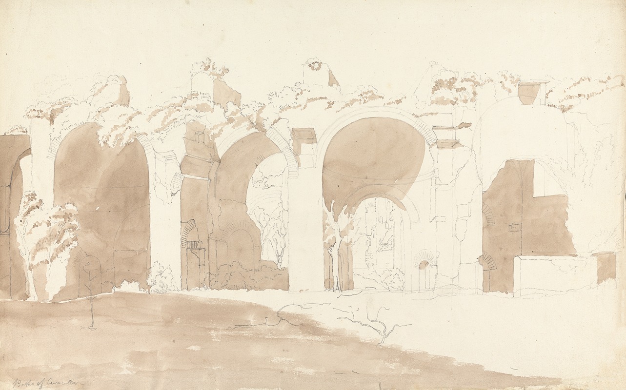 Baths of Caracalla by Льюис Вуллиами — digital art print download