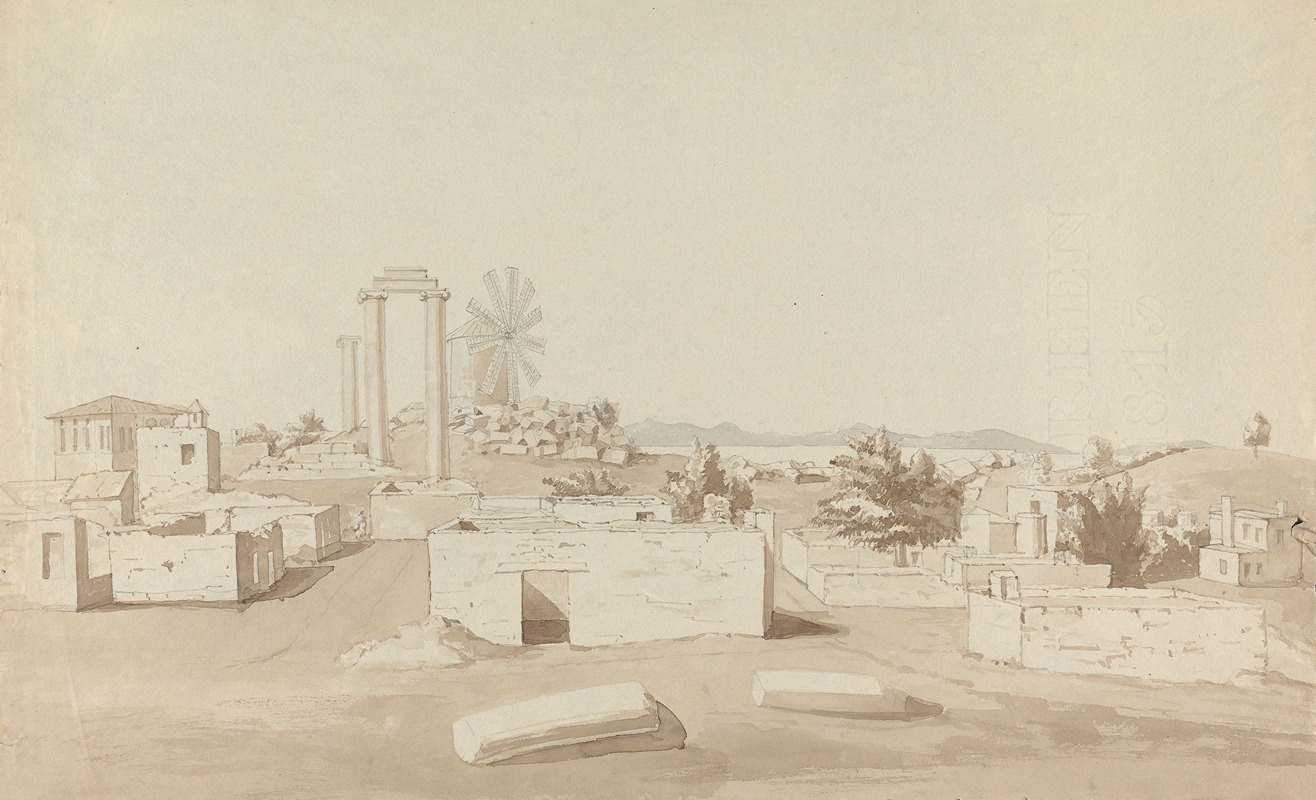 Ruins at Didyma by Льюис Вуллиами — digital art print download