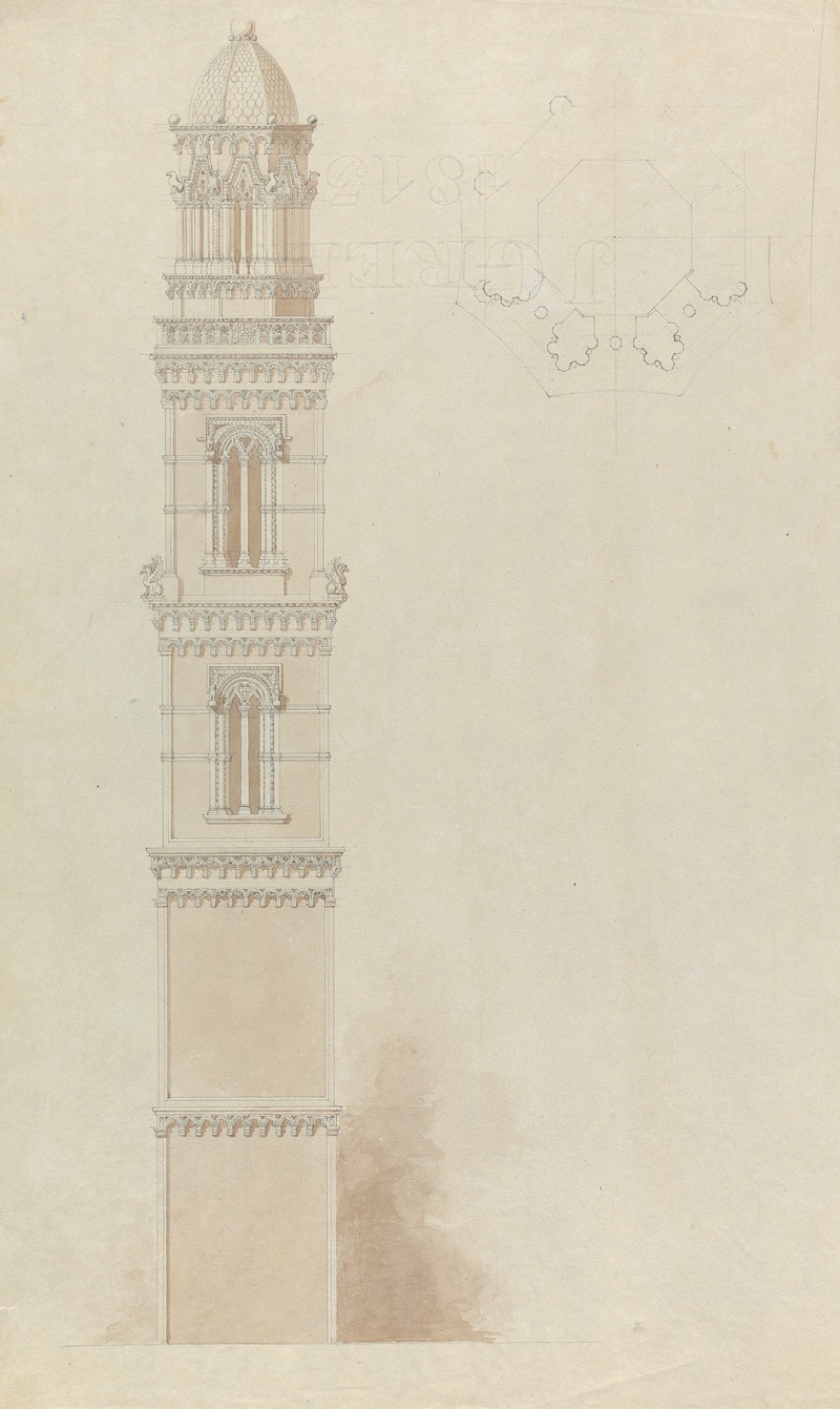 Unidentified Tower by Льюис Вуллиами — digital art print download
