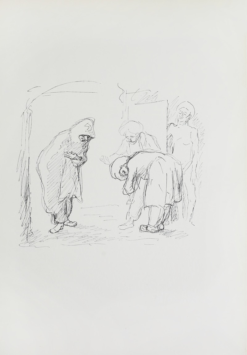 Ali Baba und die vierzig Räuber Pl.13 by Макс Слевогт, 1903 — digital art print download