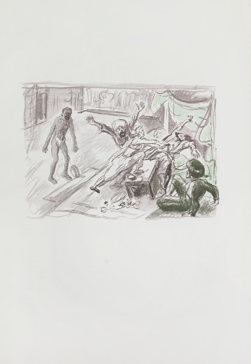 Ali Baba und die vierzig Räuber Pl.15 by Макс Слевогт, 1903 — digital art print download