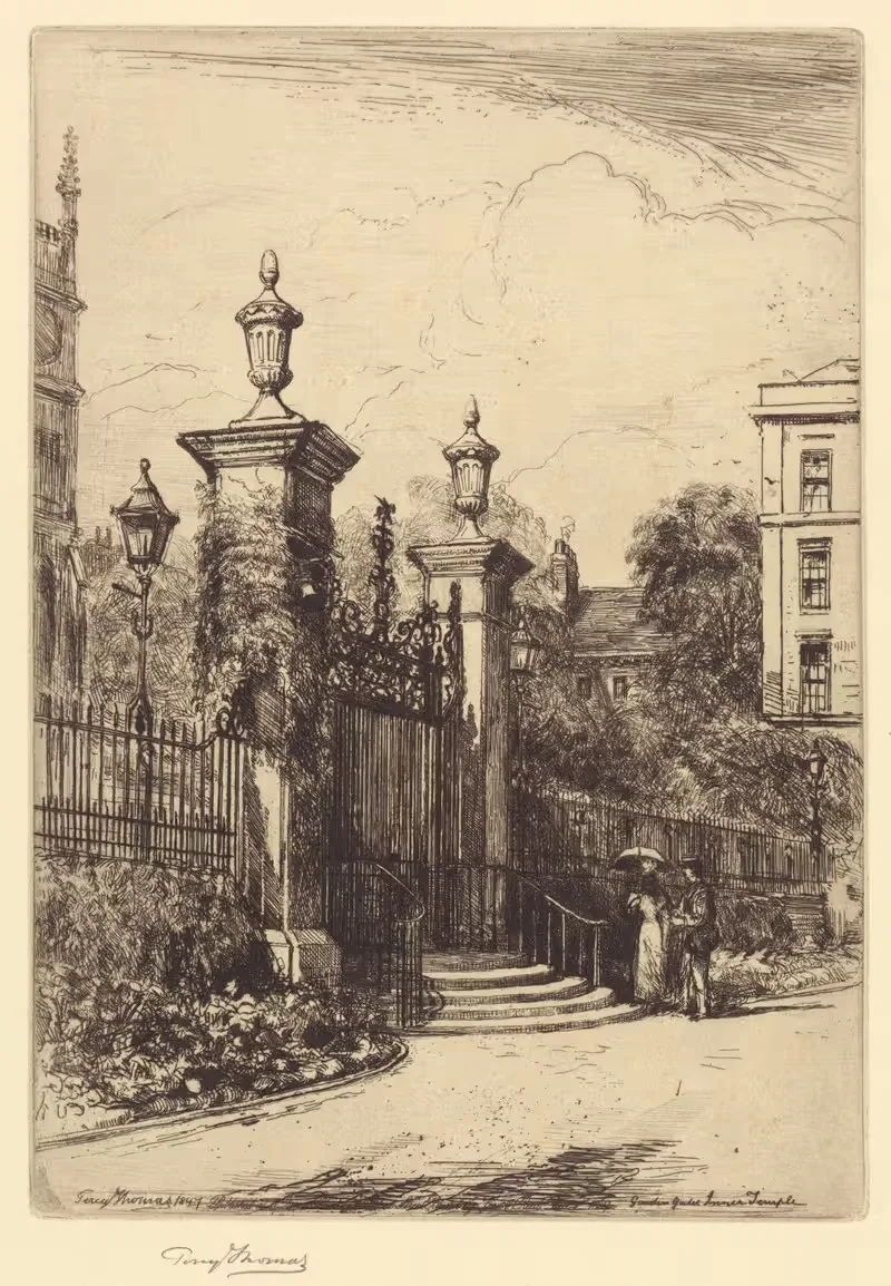 The Gate of the Inner Temple — Percy Thomas
