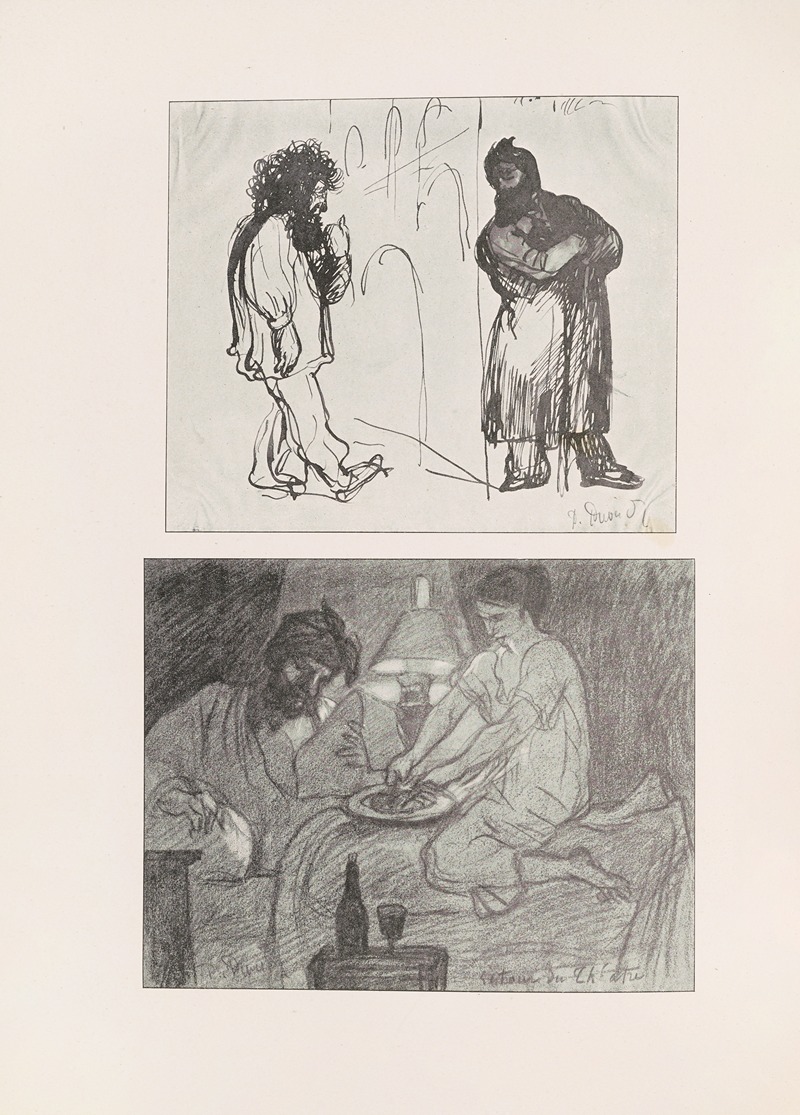Les caricatures de Puvis de Chavannes Pl.01 — Pierre Puvis de Chavannes