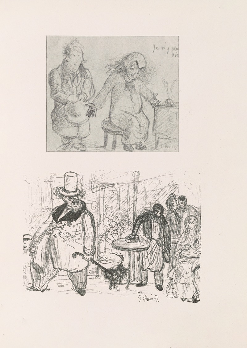 Les caricatures de Puvis de Chavannes Pl.04 — Pierre Puvis de Chavannes