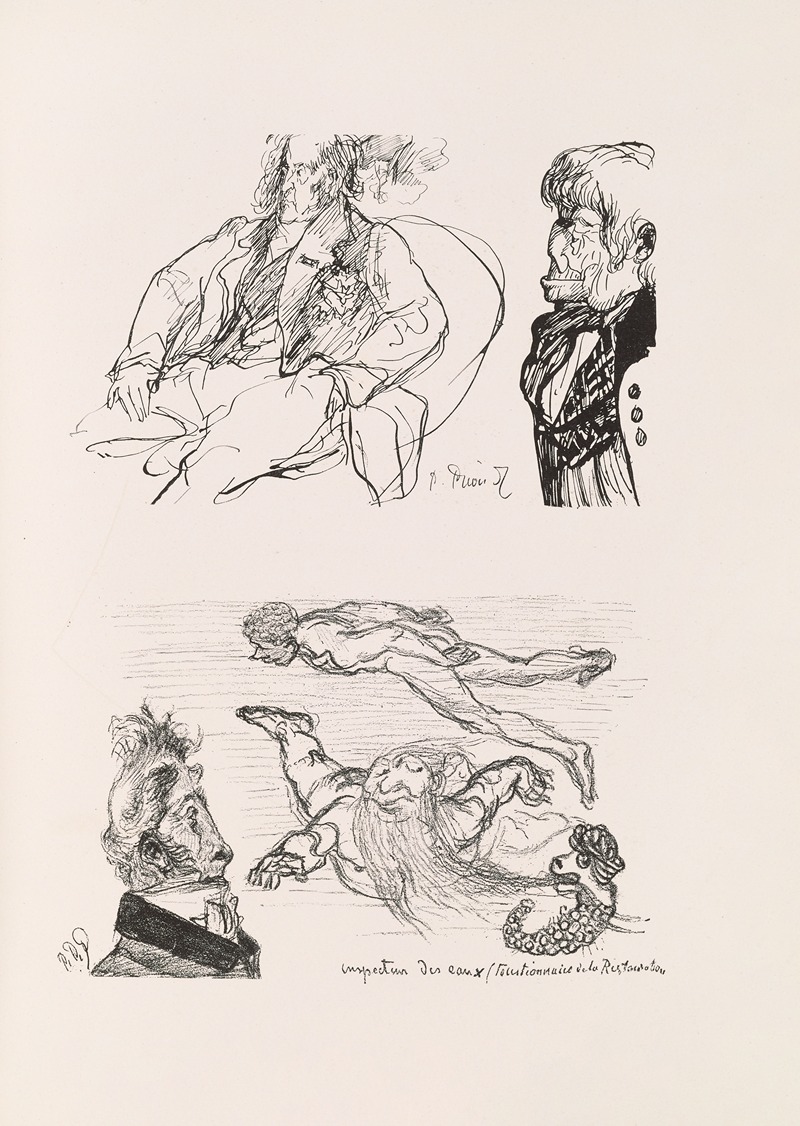 Les caricatures de Puvis de Chavannes Pl.08 — Pierre Puvis de Chavannes